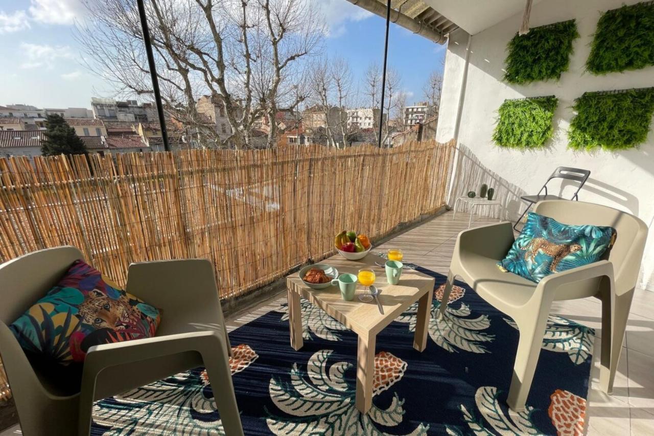 Le Jungle By Anderslocationterrassewifi-Netflix Apartment Marseille Exterior photo